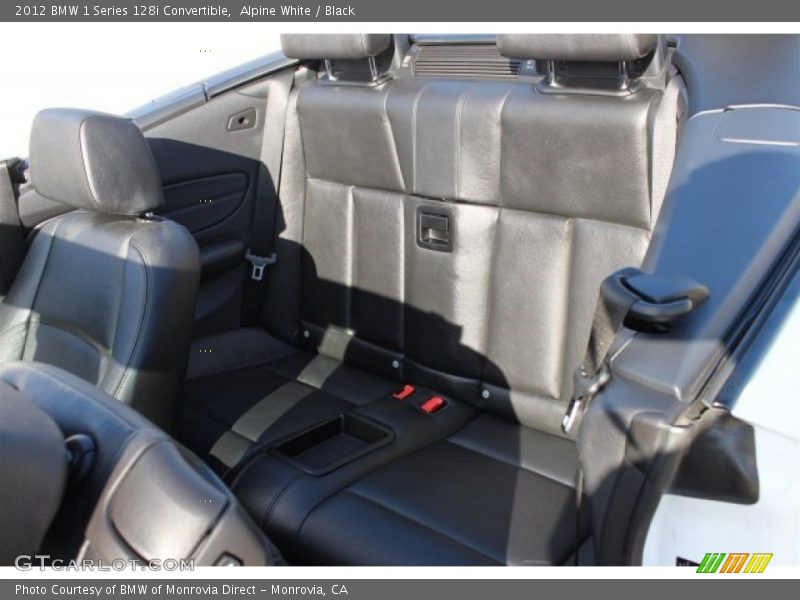 Alpine White / Black 2012 BMW 1 Series 128i Convertible