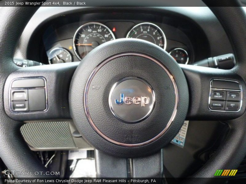 Black / Black 2015 Jeep Wrangler Sport 4x4