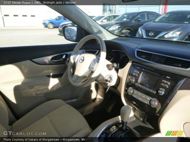 Midnight Jade / Almond 2015 Nissan Rogue S AWD