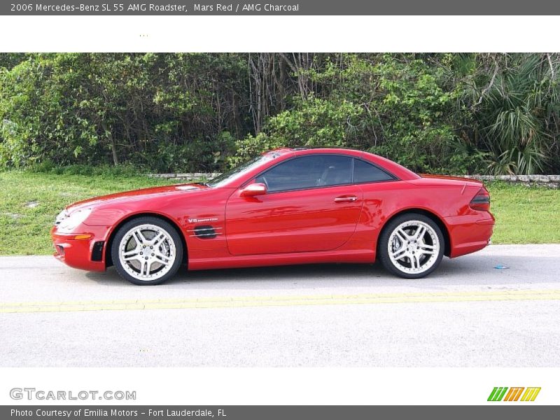 Mars Red / AMG Charcoal 2006 Mercedes-Benz SL 55 AMG Roadster