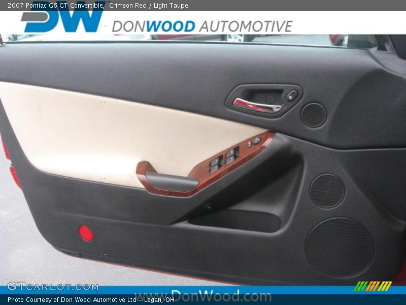 Crimson Red / Light Taupe 2007 Pontiac G6 GT Convertible