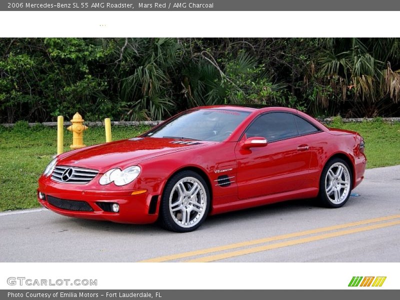 Mars Red / AMG Charcoal 2006 Mercedes-Benz SL 55 AMG Roadster