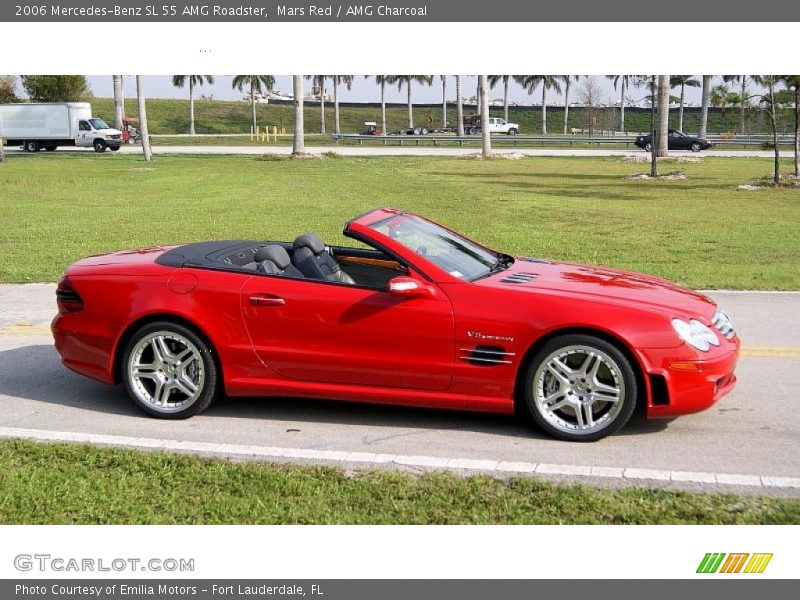 Mars Red / AMG Charcoal 2006 Mercedes-Benz SL 55 AMG Roadster