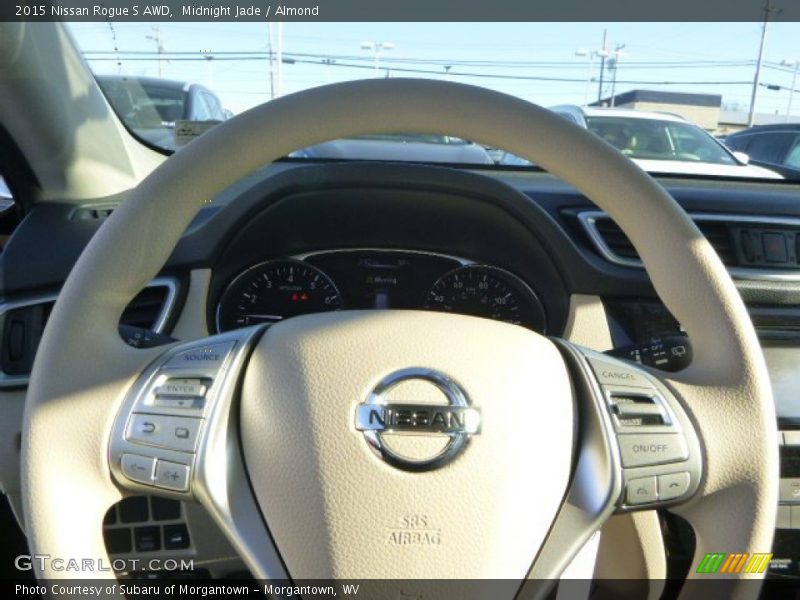Midnight Jade / Almond 2015 Nissan Rogue S AWD