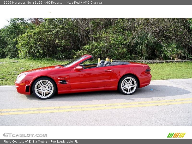 Mars Red / AMG Charcoal 2006 Mercedes-Benz SL 55 AMG Roadster