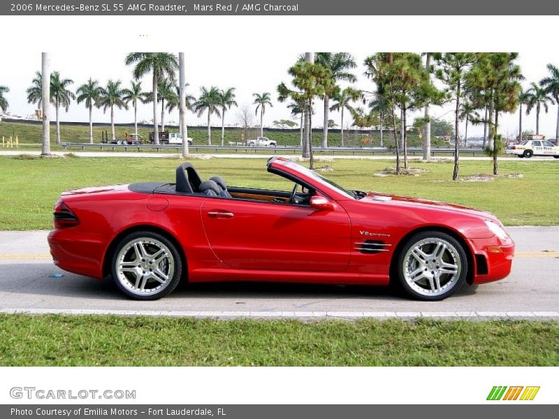 Mars Red / AMG Charcoal 2006 Mercedes-Benz SL 55 AMG Roadster