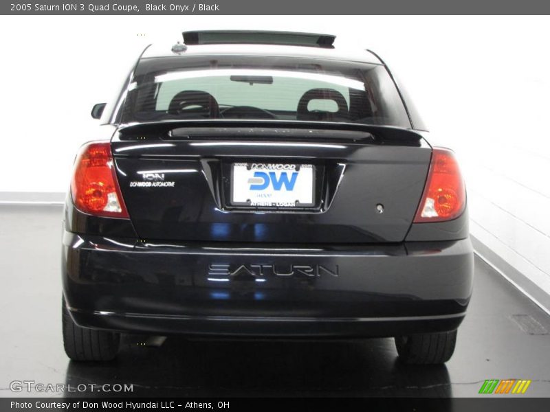 Black Onyx / Black 2005 Saturn ION 3 Quad Coupe