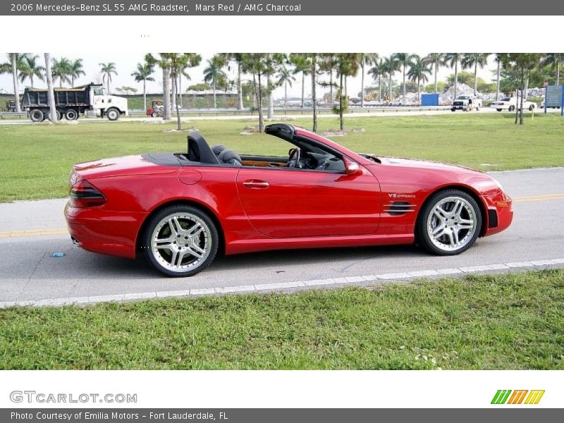 Mars Red / AMG Charcoal 2006 Mercedes-Benz SL 55 AMG Roadster