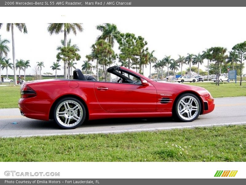 Mars Red / AMG Charcoal 2006 Mercedes-Benz SL 55 AMG Roadster