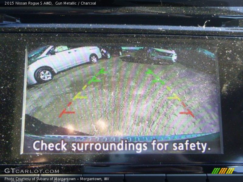 Gun Metallic / Charcoal 2015 Nissan Rogue S AWD