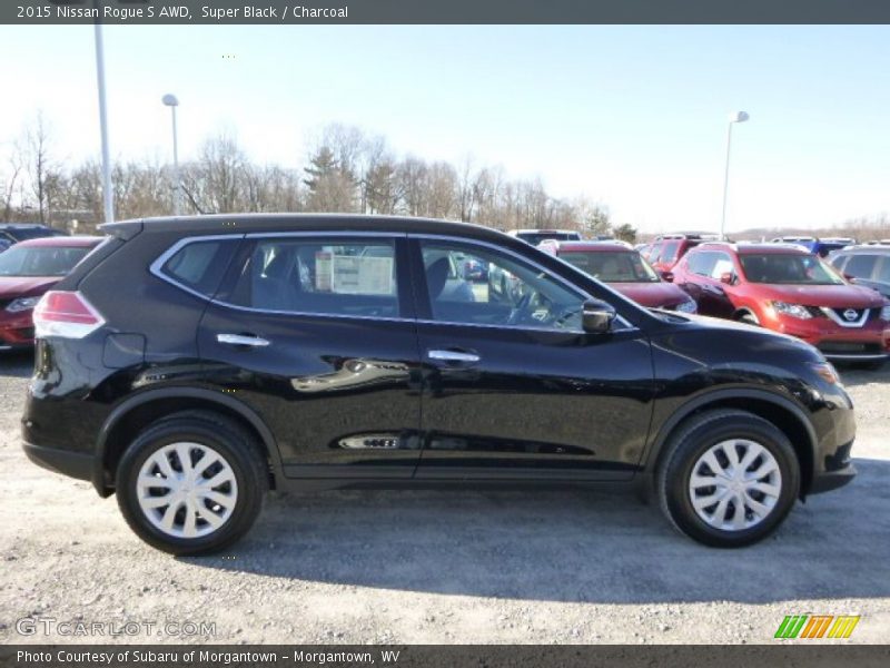 Super Black / Charcoal 2015 Nissan Rogue S AWD