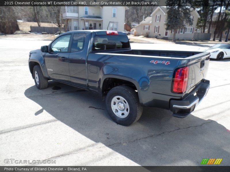 Cyber Gray Metallic / Jet Black/Dark Ash 2015 Chevrolet Colorado WT Extended Cab 4WD