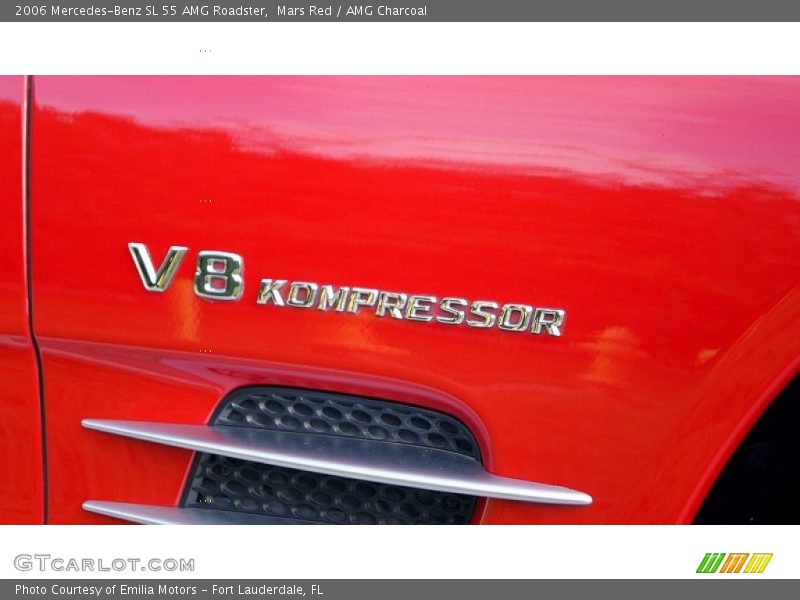 Mars Red / AMG Charcoal 2006 Mercedes-Benz SL 55 AMG Roadster