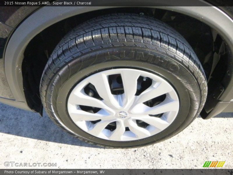 Super Black / Charcoal 2015 Nissan Rogue S AWD