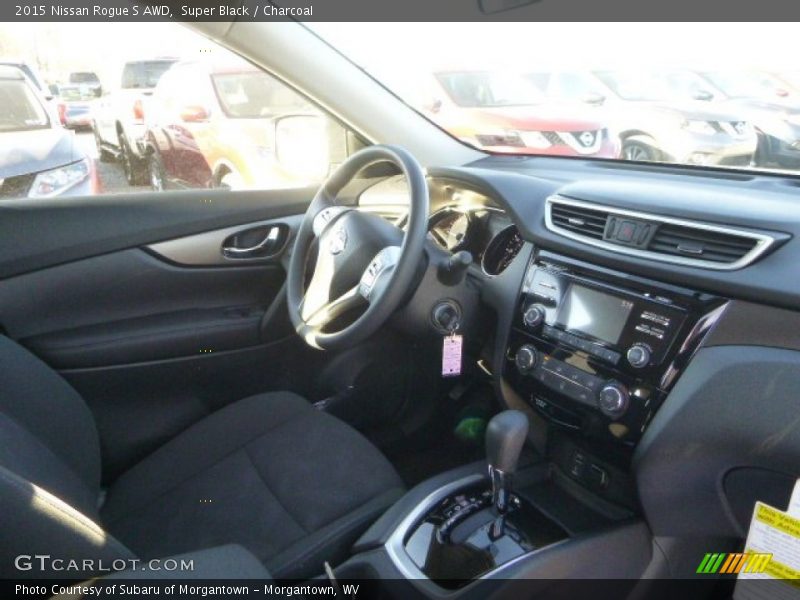 Super Black / Charcoal 2015 Nissan Rogue S AWD
