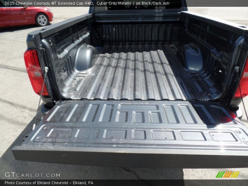 Cyber Gray Metallic / Jet Black/Dark Ash 2015 Chevrolet Colorado WT Extended Cab 4WD