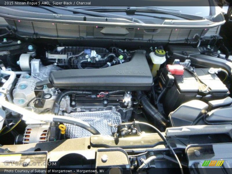 Super Black / Charcoal 2015 Nissan Rogue S AWD