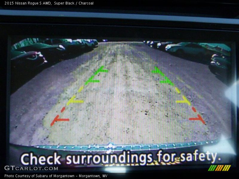 Super Black / Charcoal 2015 Nissan Rogue S AWD