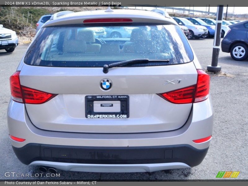 Sparkling Bronze Metallic / Sand Beige 2014 BMW X1 xDrive28i