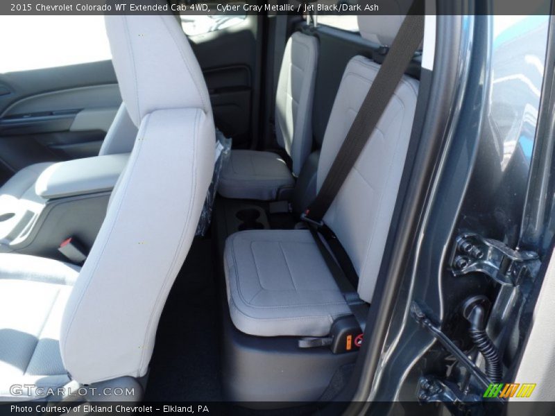 Cyber Gray Metallic / Jet Black/Dark Ash 2015 Chevrolet Colorado WT Extended Cab 4WD