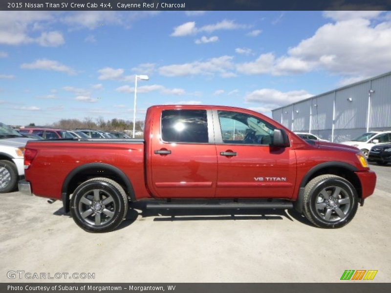  2015 Titan SV Crew Cab 4x4 Cayenne Red
