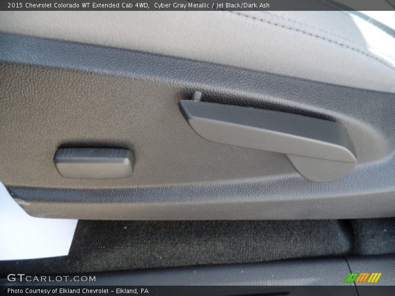 Cyber Gray Metallic / Jet Black/Dark Ash 2015 Chevrolet Colorado WT Extended Cab 4WD