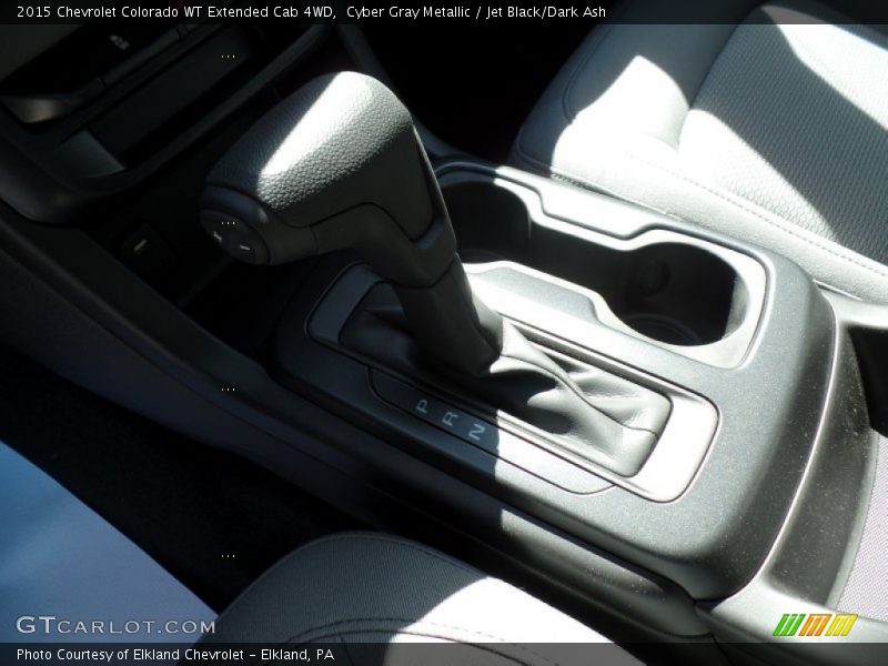Cyber Gray Metallic / Jet Black/Dark Ash 2015 Chevrolet Colorado WT Extended Cab 4WD