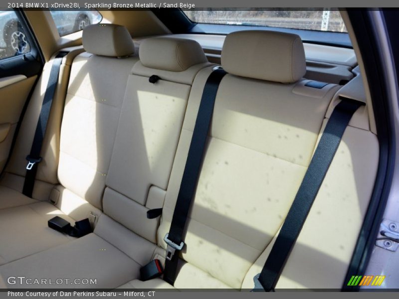 Sparkling Bronze Metallic / Sand Beige 2014 BMW X1 xDrive28i