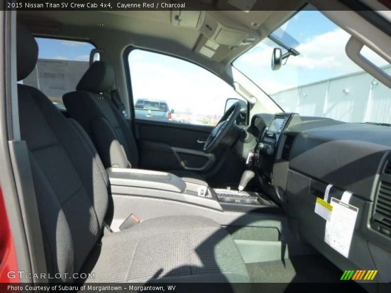 Cayenne Red / Charcoal 2015 Nissan Titan SV Crew Cab 4x4