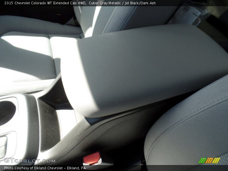 Cyber Gray Metallic / Jet Black/Dark Ash 2015 Chevrolet Colorado WT Extended Cab 4WD
