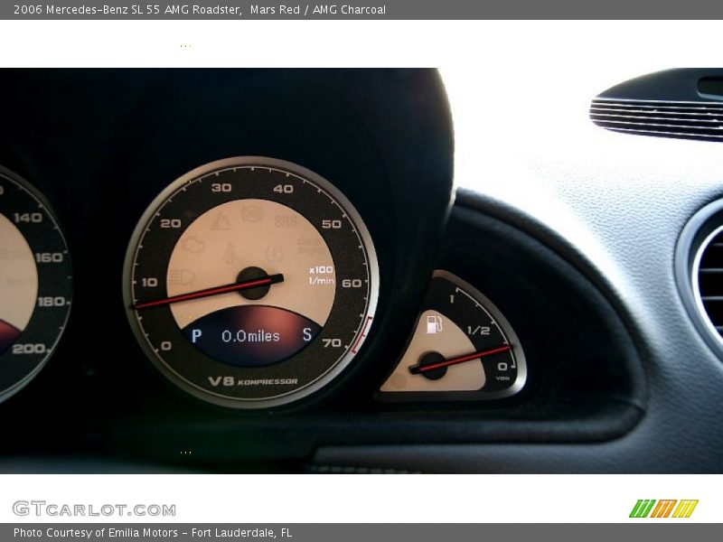 Mars Red / AMG Charcoal 2006 Mercedes-Benz SL 55 AMG Roadster
