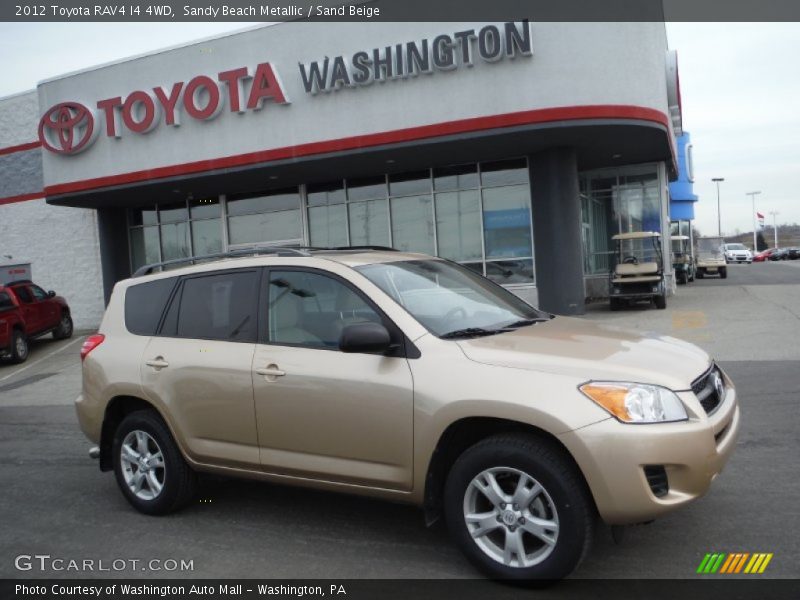 Sandy Beach Metallic / Sand Beige 2012 Toyota RAV4 I4 4WD