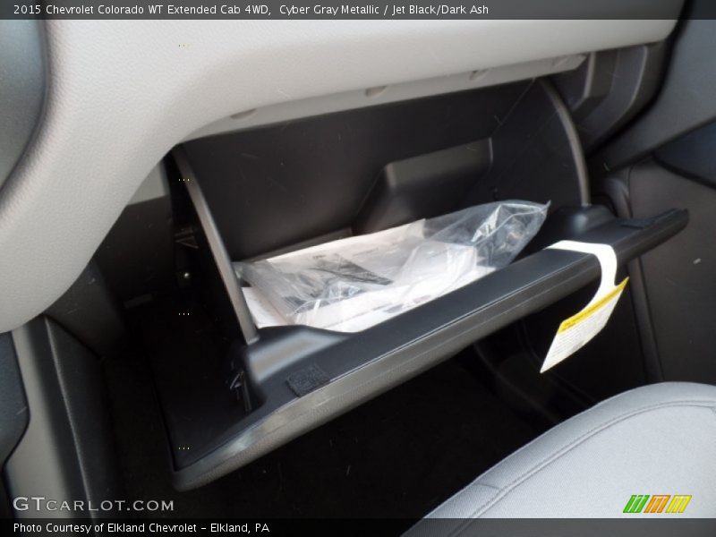Cyber Gray Metallic / Jet Black/Dark Ash 2015 Chevrolet Colorado WT Extended Cab 4WD