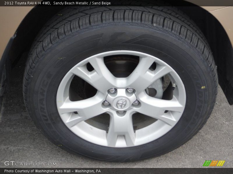 Sandy Beach Metallic / Sand Beige 2012 Toyota RAV4 I4 4WD