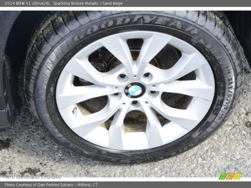 Sparkling Bronze Metallic / Sand Beige 2014 BMW X1 xDrive28i