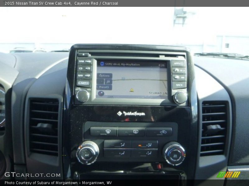 Cayenne Red / Charcoal 2015 Nissan Titan SV Crew Cab 4x4
