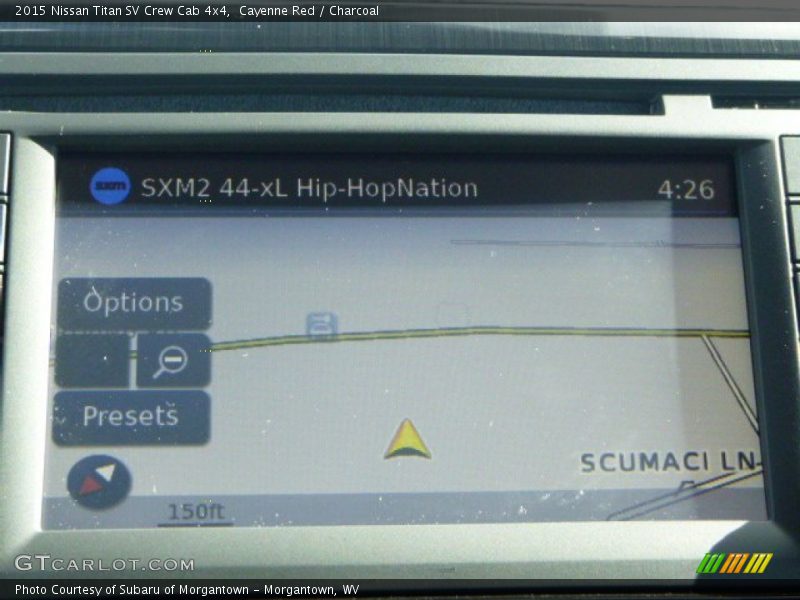 Cayenne Red / Charcoal 2015 Nissan Titan SV Crew Cab 4x4