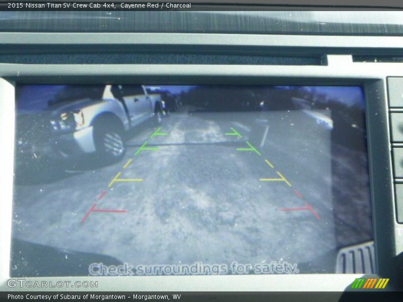 Cayenne Red / Charcoal 2015 Nissan Titan SV Crew Cab 4x4