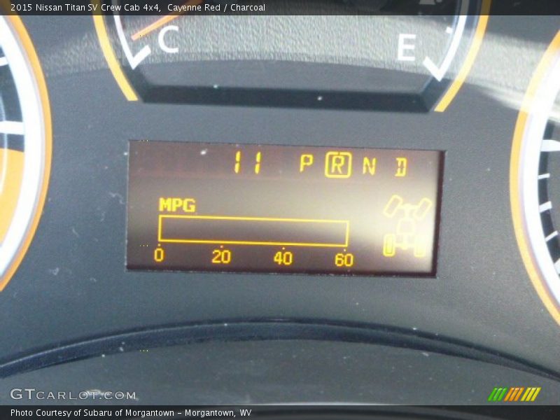 Cayenne Red / Charcoal 2015 Nissan Titan SV Crew Cab 4x4