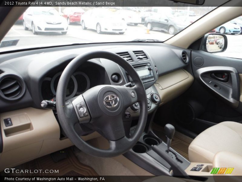 Sandy Beach Metallic / Sand Beige 2012 Toyota RAV4 I4 4WD