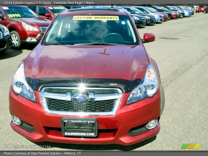 Venetian Red Pearl / Black 2014 Subaru Legacy 2.5i Sport