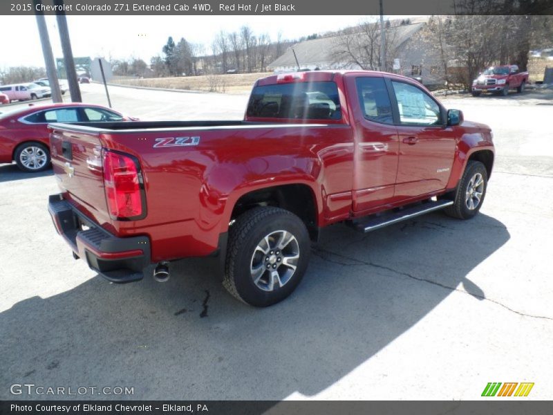 Red Hot / Jet Black 2015 Chevrolet Colorado Z71 Extended Cab 4WD