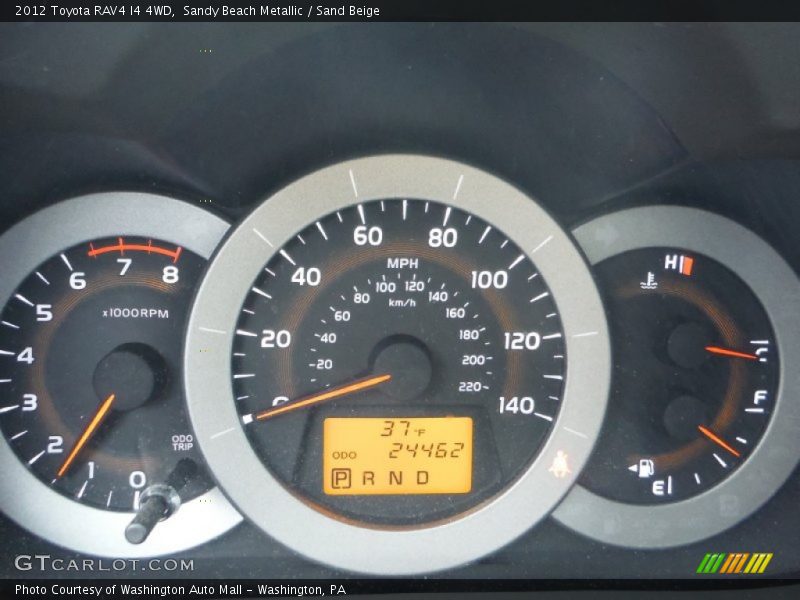Sandy Beach Metallic / Sand Beige 2012 Toyota RAV4 I4 4WD