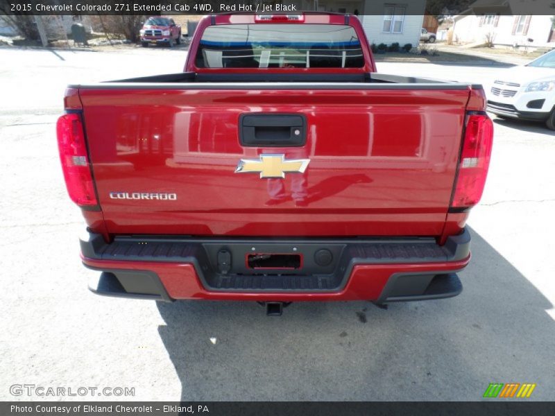 Red Hot / Jet Black 2015 Chevrolet Colorado Z71 Extended Cab 4WD