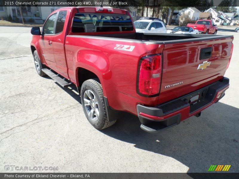  2015 Colorado Z71 Extended Cab 4WD Red Hot