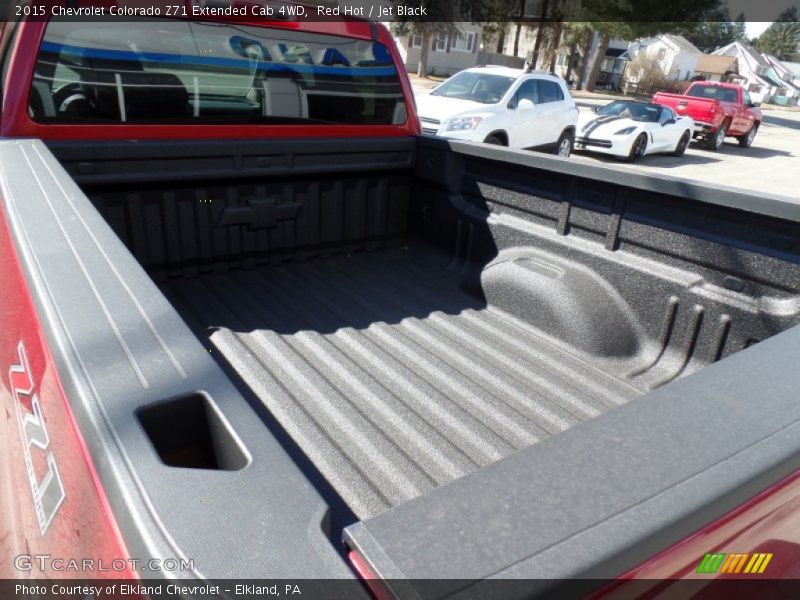 Red Hot / Jet Black 2015 Chevrolet Colorado Z71 Extended Cab 4WD