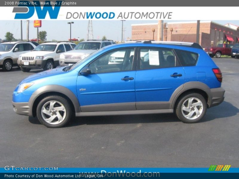 Wave Blue / Graphite 2008 Pontiac Vibe