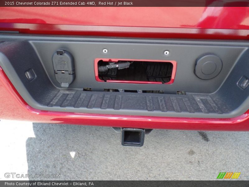Red Hot / Jet Black 2015 Chevrolet Colorado Z71 Extended Cab 4WD