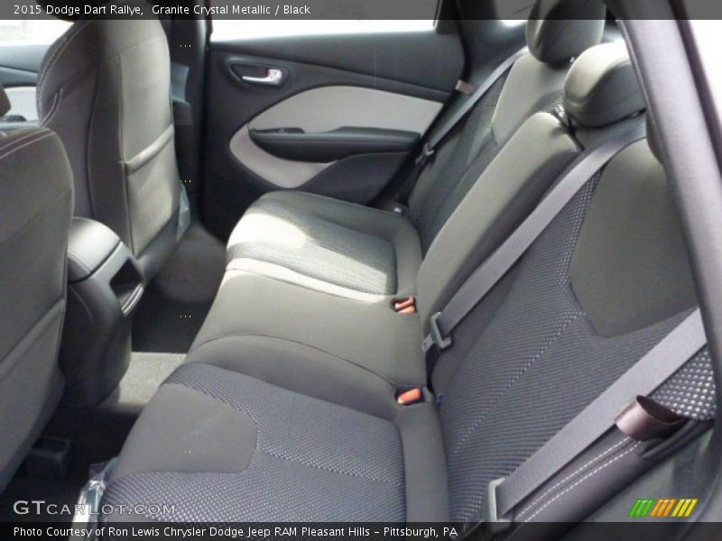 Granite Crystal Metallic / Black 2015 Dodge Dart Rallye