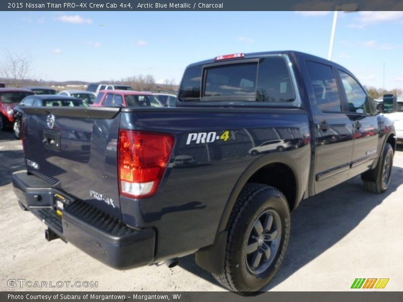 Arctic Blue Metallic / Charcoal 2015 Nissan Titan PRO-4X Crew Cab 4x4